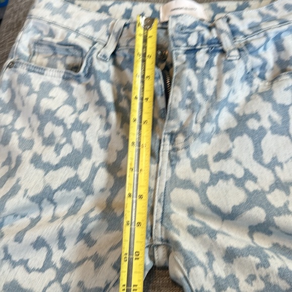 Current Elliott Womens High Waist Stiletto Leopard Ankle Skinny Jeans - Picture 10 of 15